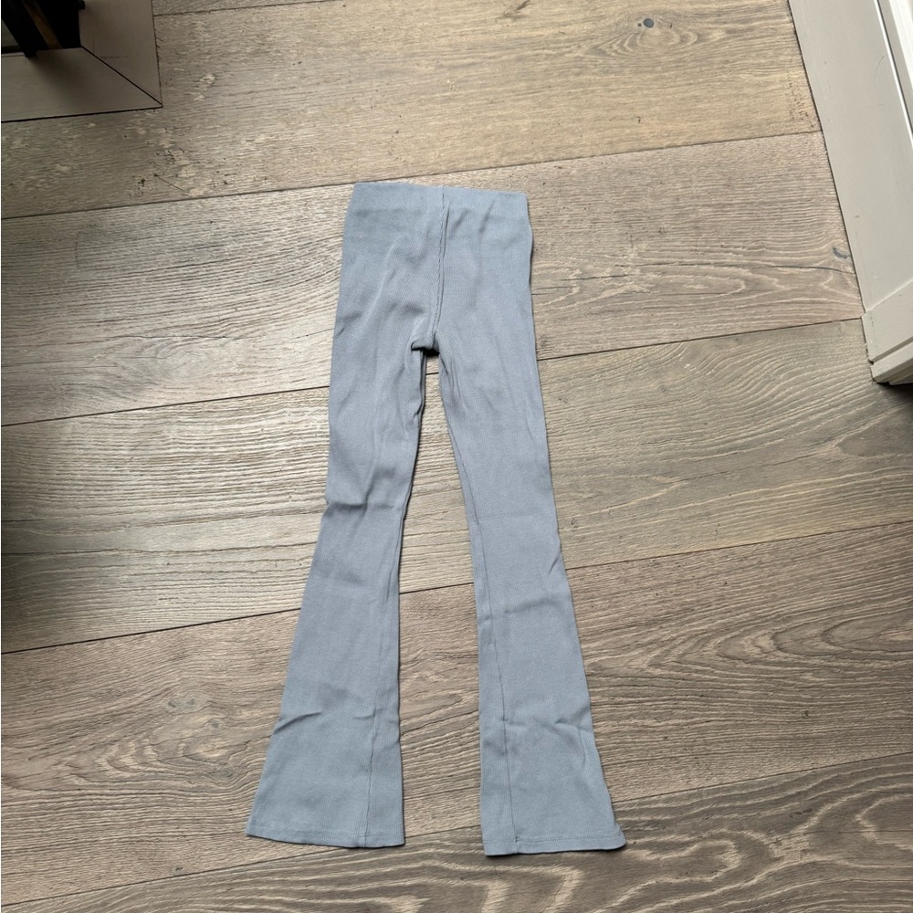 Zara Girls Flared Ribbed Leggings